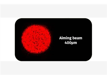 Sharp-edged aiming beam